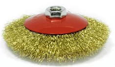 Вы смотрели Корщетка для УШМ Elitech M14х125 мм 0,3 мм плоская