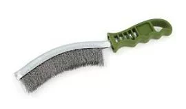 Фото товара «Щётка с пластиковой рукояткой Дело Техники дугообразная, стальная щетина »