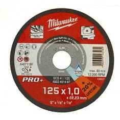 Вы смотрели Диск по металлу Milwaukee 125х1,0х22,2 мм (10 шт)