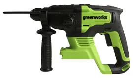 Товар «Аккумуляторный перфоратор Greenworks GD24SDS2 24В (без акк. и з/у)» Фото товара «Аккумуляторный перфоратор Greenworks GD24SDS2 24В (без акк. и з/у)»