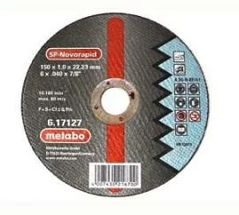 Фото товара «Диск по металлу Metabo SP-Novorapid 150х1,0x22,23 »