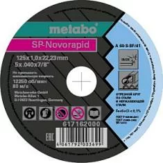 Вы смотрели Диск по металлу Metabo SP-Novorapid 125х1,0x22,23 