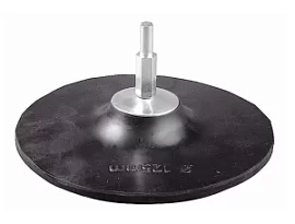 Товар «Тарелка опорная для дрели Тевтон 125 мм, резиновая» Фото товара «Тарелка опорная для дрели Тевтон 125 мм, резиновая»
