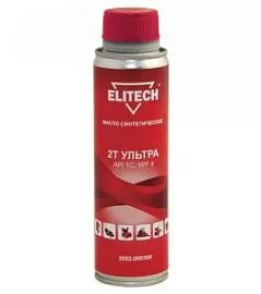 Товар «Масло для 2-х тактного двигателя Elitech 0,2 л» Фото товара «Масло для 2-х тактного двигателя Elitech 0,2 л»
