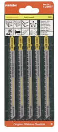 Фото товара «Набор пилок для лобзика Metabo Clean Wood Premium 105 мм Bi-Metal (5 шт)»