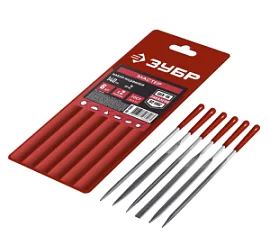 Фото товара «Набор надфилей Зубр 140 мм в чехле (6 шт) »