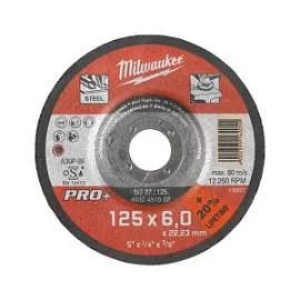 Фото товара «Диск шлифовальный по металлу Milwaukee 125х6х22 мм»