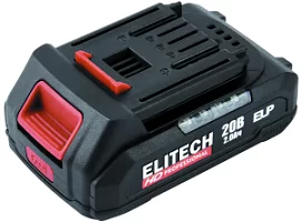 Фото товара «Аккумулятор Elitech RCB 2020S 20В 2,0 Ач (E0911.089.00)»