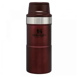 Фото товара «Термокружка Stanley Classic Trigger Action One Hand 0,25 л бордовая»