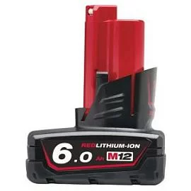 Фото товара «Аккумулятор Milwaukee M12 B6 (Li-Ion 6Ач)»