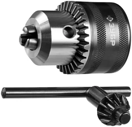 Фото товара «Патрон сверлильный ключевой Зубр Профессионал В16 3,0-16 мм с ключом»