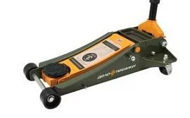 Фото товара «Домкрат подкатной Дело Техники 3т, 85-500 мм двухплунжерный»