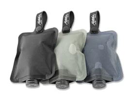 Фото товара «Набор флаконов Matador FlatPak Toiletry Bottle 90 ml (черный, зелёный, синий)»