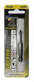 Фото товара «Сверло по керамике и стеклу Trio Diamond Quadro 4 мм »