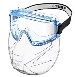 Товар «Очки защитные Зубр Панорама со щитком (110233)» Фото товара «Очки защитные Зубр Панорама со щитком (110233)»