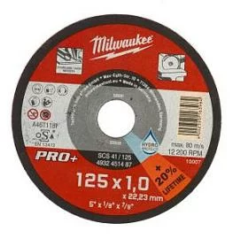 Фото товара «Диск по металлу Milwaukee 125х1,0х22,2 Pro+»