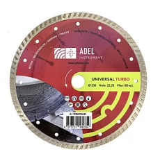 Вы смотрели Диск алмазный Adel Instrument Universal Turbo 230х10х2,6х22,2 мм 