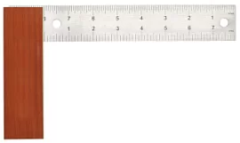 Товар «Угольник измерительный WORKPRO 200 мм с деревянной рукояткой (WP264004)» Фото товара «Угольник измерительный WORKPRO 200 мм с деревянной рукояткой (WP264004)»