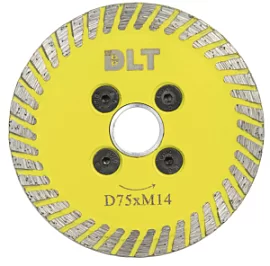 Фото товара «Диск алмазный DLT Mini Turbo M14 75 мм»
