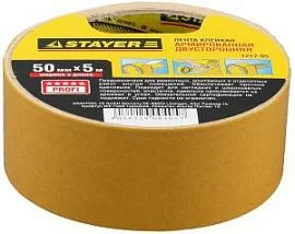 Товар «Лента клеящая Stayer Profi 50мм х 5м на тканевой основе» Фото товара «Лента клеящая Stayer Profi 50мм х 5м на тканевой основе»