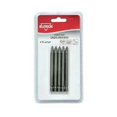 Раннее вы смотрели Набор бит Elitech Ph2х90 мм (5 шт) Вы смотрели Набор бит Elitech Ph2х90 мм (5 шт)