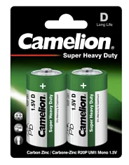 Вы смотрели Батарейка Camelion D/R20 BL-2 (1671) (2 шт) 