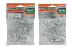 Вы смотрели Заклепки вытяжные Sturm 3,2х8 мм алюминиевые (50 шт)