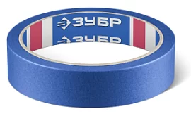 Фото товара «Лента малярная Зубр 24 мм х 25 м №100 для гладких и слегка шероховатых поверхностей (12141-24)»