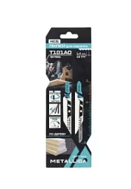 Товар «Пилка для лобзика Metallica Optima T101AO HCS 75/50 мм по дереву (2 шт)» Фото товара «Пилка для лобзика Metallica Optima T101AO HCS 75/50 мм по дереву (2 шт)»