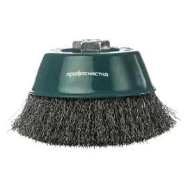 Товар «Корщетка для УШМ ПрофОснастка Мастер №3 90 мм, чашка » Фото товара «Корщетка для УШМ ПрофОснастка Мастер №3 90 мм, чашка »