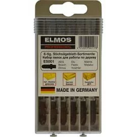 Товар «Набор пилок для лобзика Elmos E5001 HCS/CV (6 шт)» Фото товара «Набор пилок для лобзика Elmos E5001 HCS/CV (6 шт)»