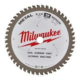 Фото товара «Диск пильный Milwaukee 165x5/8x1,6 мм 48T по металлу»