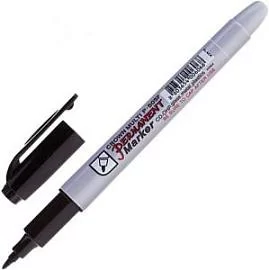 Товар «Маркер перманентный Crown 1 мм, пулевидный, черный » Фото товара «Маркер перманентный Crown 1 мм, пулевидный, черный »