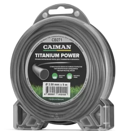 Фото товара «Леска для триммера Сaiman Titanium Power 3,5 мм/9 м круглая»
