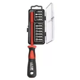 Фото товара «Отвертка диэлектрическая с набором бит КВТ НИО-5510 Профи (10 шт)»