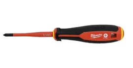 Фото товара «Отвертка крестовая Milwaukee VDE PH1x80 мм диэлектрическая с трехгранной рукояткой»