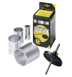 Фото товара «Набор твердосплавных коронок по керамике Artu Profi-Line HM №4 33, 53, 73, 83 мм (4 шт)»