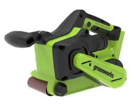 Фото товара «Аккумуляторная ленточная шлифовальная машина Greenworks G24BS 24В (без акк и зу)»