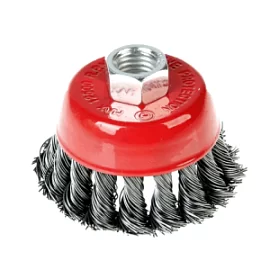 Фото товара «Корщетка для УШМ Strong 65 мм M14 стальная, чашка»