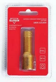 Фото товара «Коронка алмазная для УШМ Elitech 16хМ14 по керамограниту »