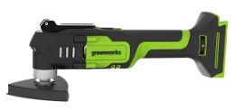 Товар «Аккумуляторный многофункциональный инструмент (реноватор) Greenworks G24MT 24В (без акк и з/у)» Фото товара «Аккумуляторный многофункциональный инструмент (реноватор) Greenworks G24MT 24В (без акк и з/у)»