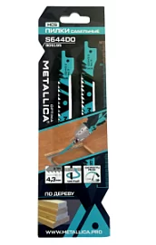 Товар «Полотно сабельное Metallica Optima HCS S644DO 150/125 мм по дереву (2 шт)» Фото товара «Полотно сабельное Metallica Optima HCS S644DO 150/125 мм по дереву (2 шт)»