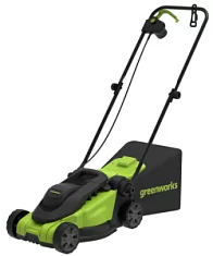 Вы смотрели Газонокосилка электрическая Greenworks GD1200LM32 1200Вт