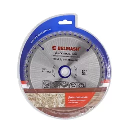 Фото товара «Диск пильный Белмаш 190х2,2/1,4х30/20/16 мм 48Т»