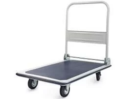 Фото товара «Тележка платформенная TOR РН 150 кг с резиновыми колесами»