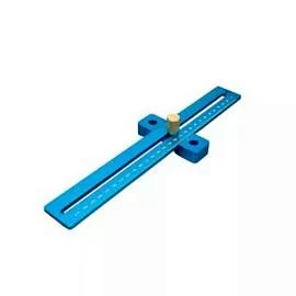 Фото товара «Линейка разметочная регулируемая Т-образная Uniqtool UTM-0098C 270х37х5 мм»