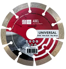 Вы смотрели Диск алмазный Адель 125х2,2х22,2 мм универсальный