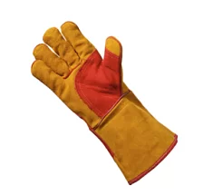 Вы смотрели Краги сварочные усиленные спилковые пятипалые (желтый/красный)