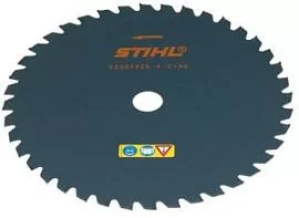 Товар «Нож для триммера Stihl FS 87-130, 250 мм (40 зубьев) » Фото товара «Нож для триммера Stihl FS 87-130, 250 мм (40 зубьев) »