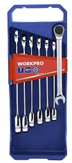 Вы смотрели Набор ключей комбинированных трещоточных WORKPRO (7 шт) (WP202511)